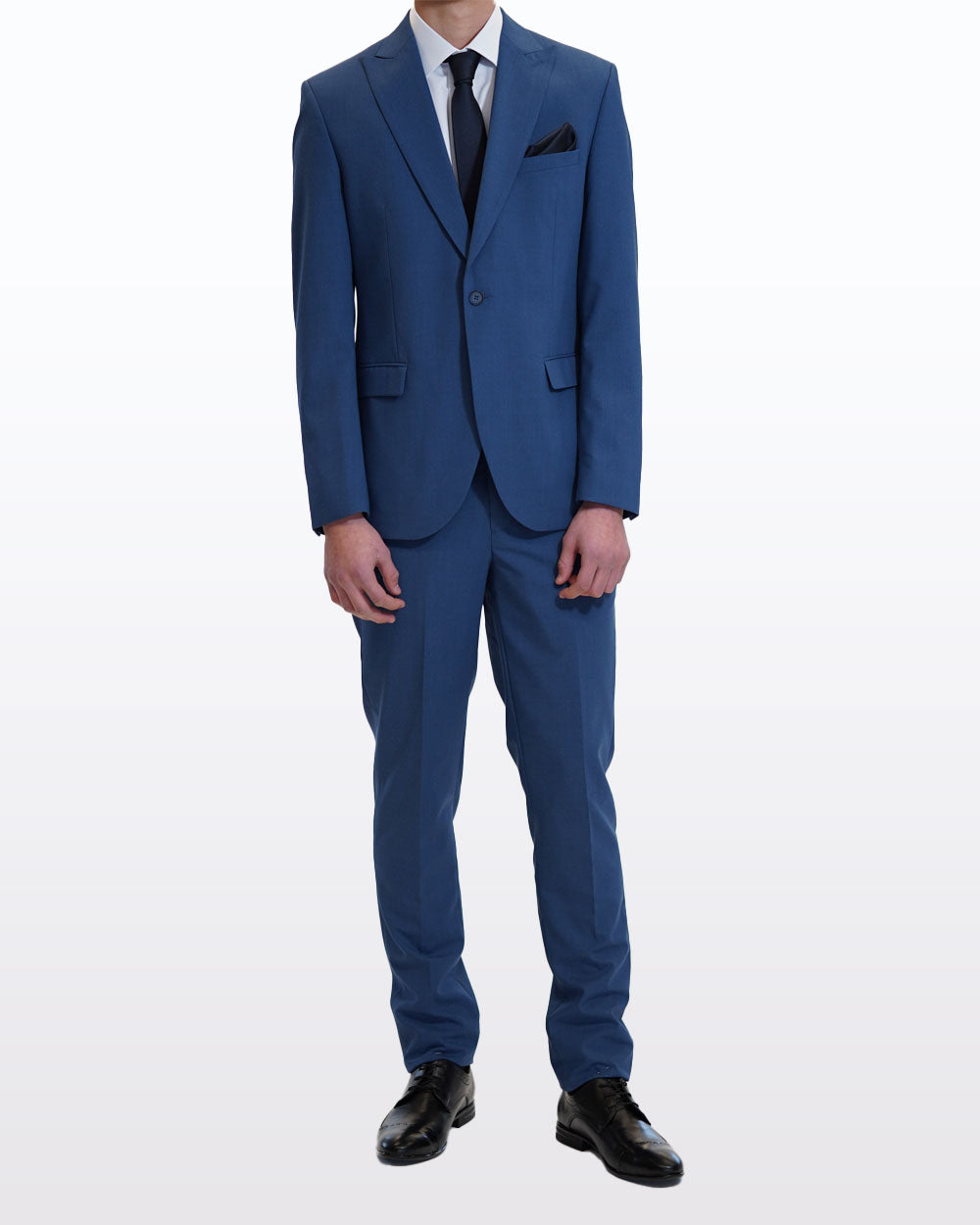 Anzug Regular Fit Blau | 3-teilig