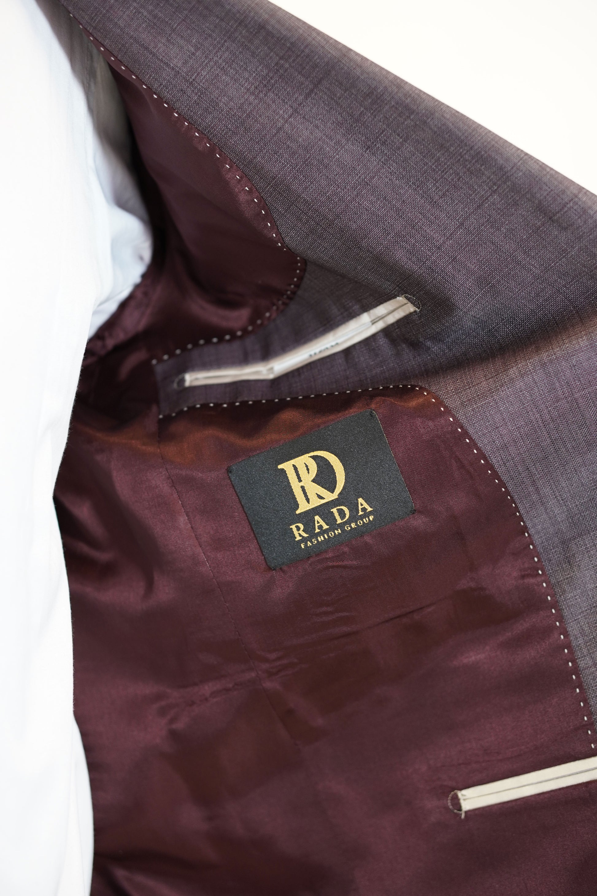 Anzug Regular Fit Violett | 2-teilig, Wolle