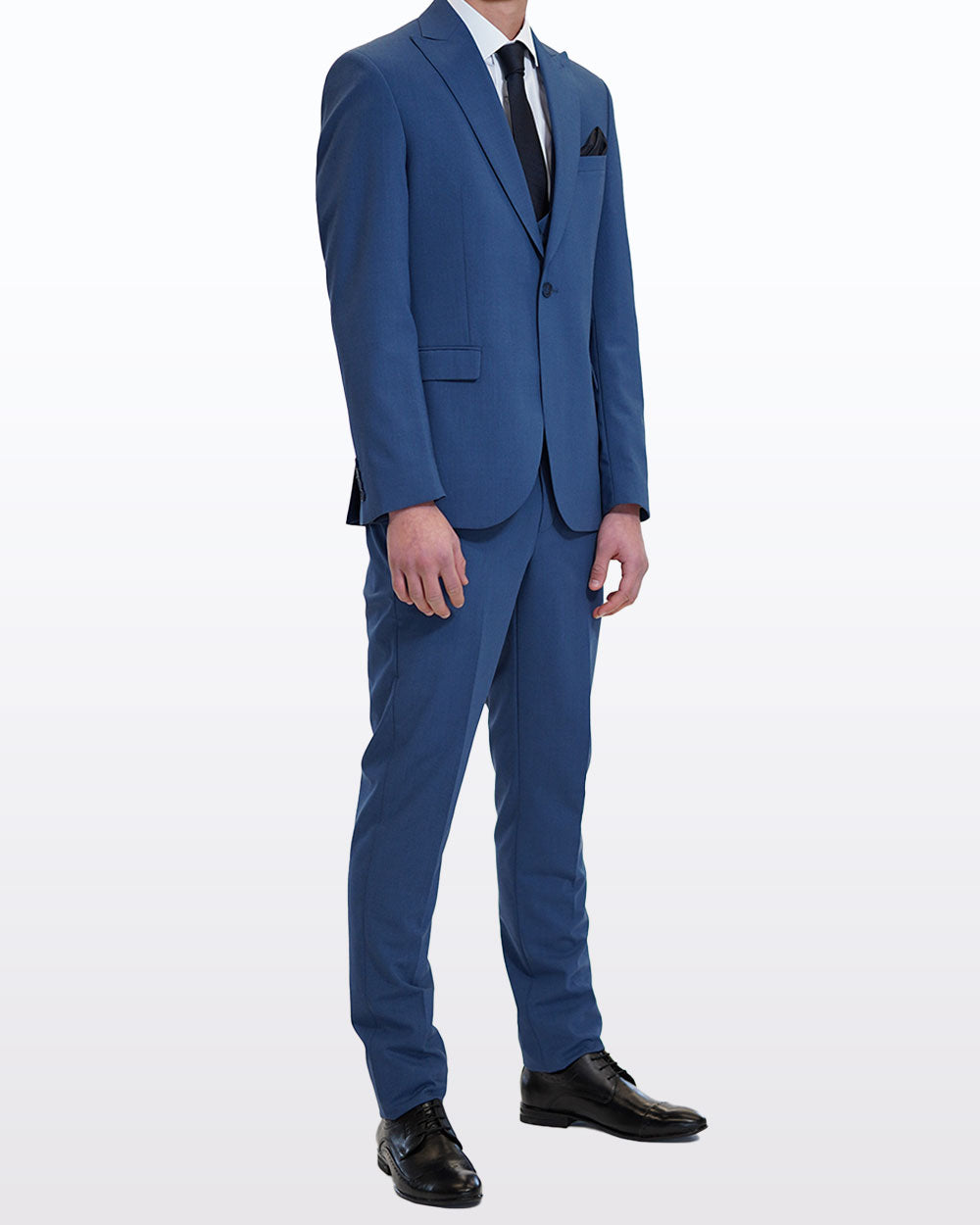 Anzug Regular Fit Blau | 3-teilig