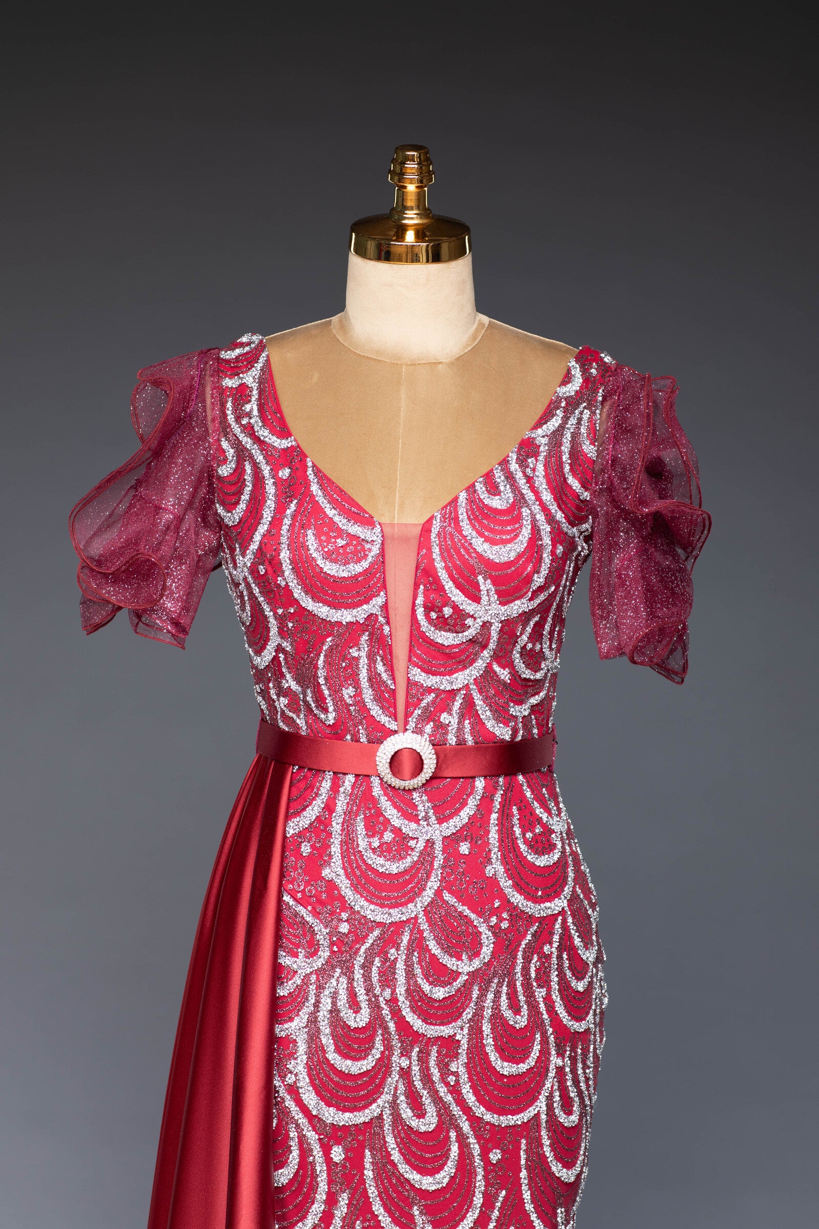 Abendkleid Bordo | Elegant und Stilvoll