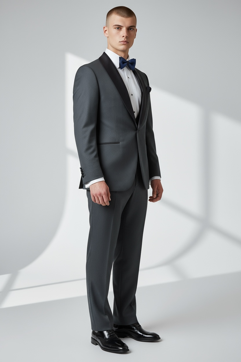 Exklusiver 3-teiliger Smoking in Dunkelgrün