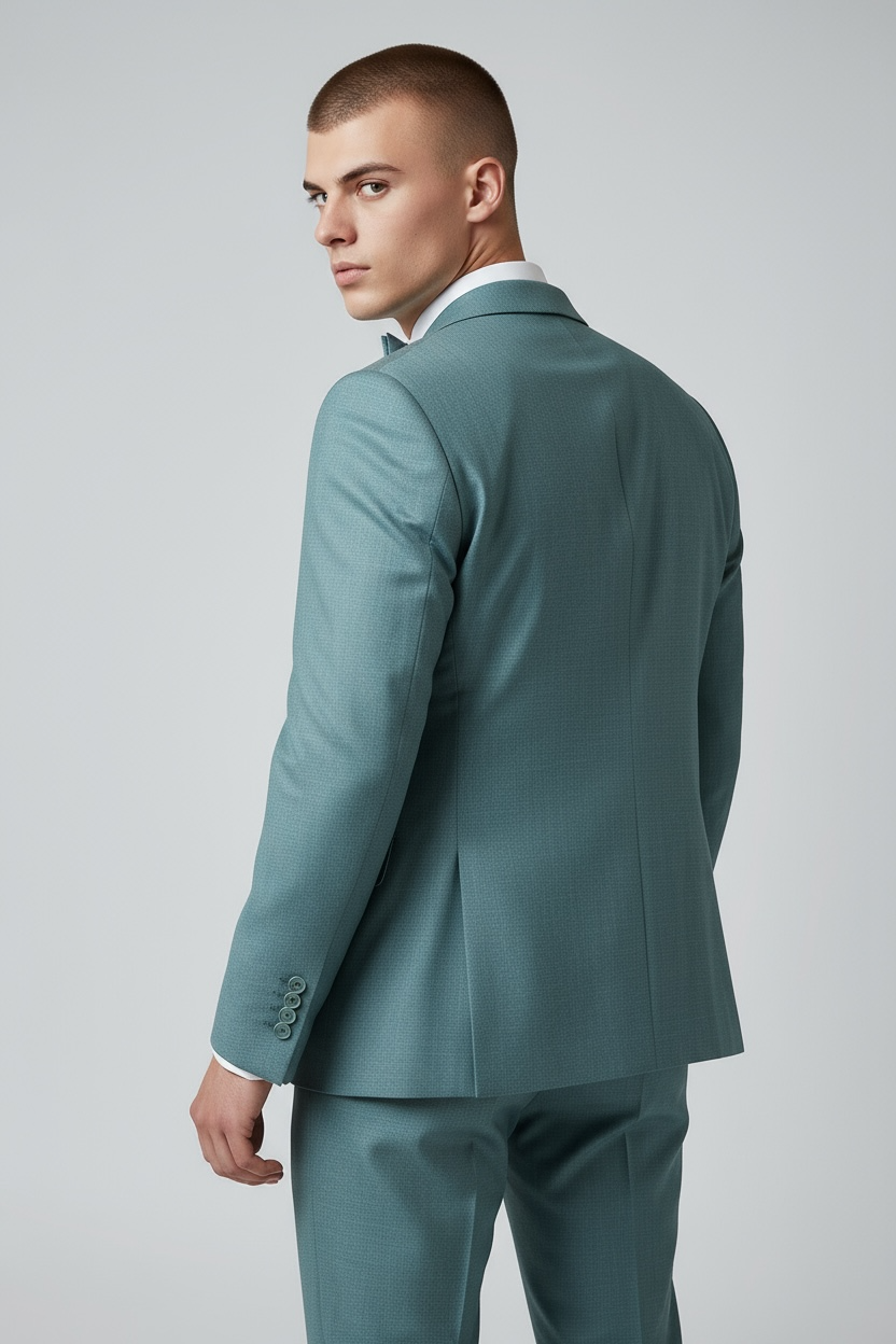 Eleganter 3-teiliger Anzug in Hellgrün
