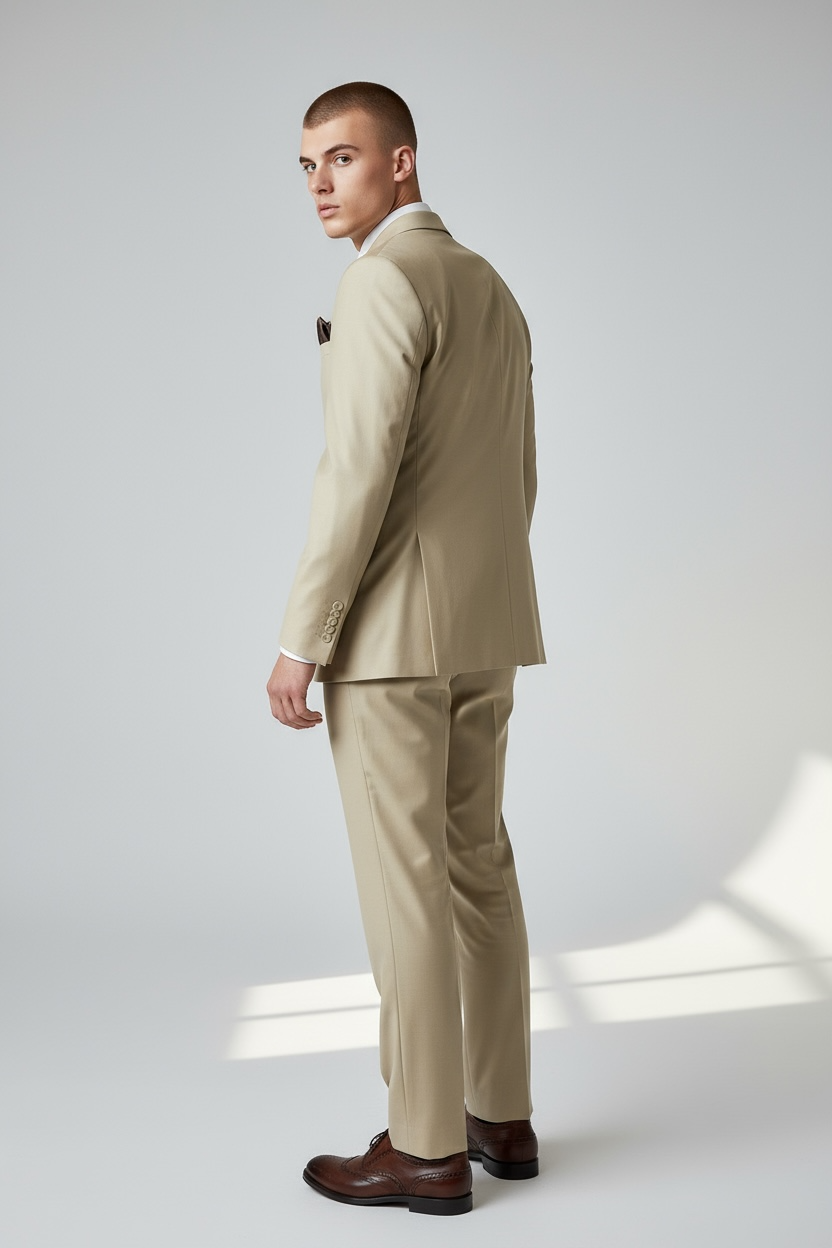 Bedj Anzug Wolle | 3-teilig, klassisch elegant.