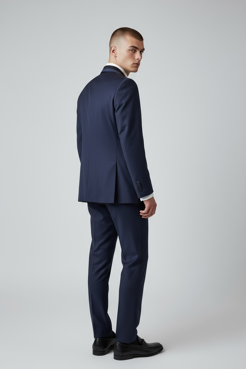 Dunkelblauer Smoking | 3-teilig, elegant & zeitlos