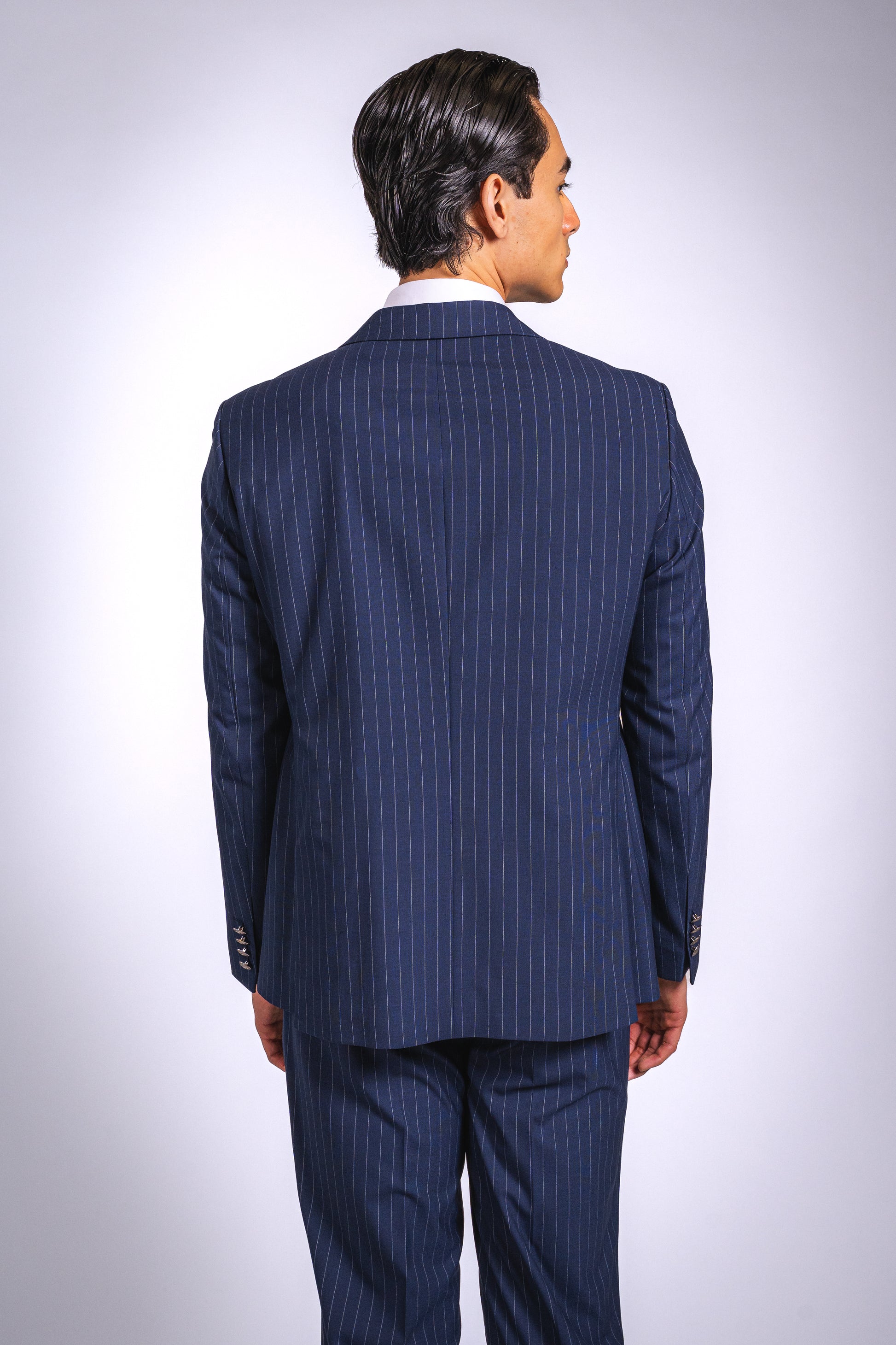 Anzug Blau | Doppelreihig, Slim Fit, 2-teilig