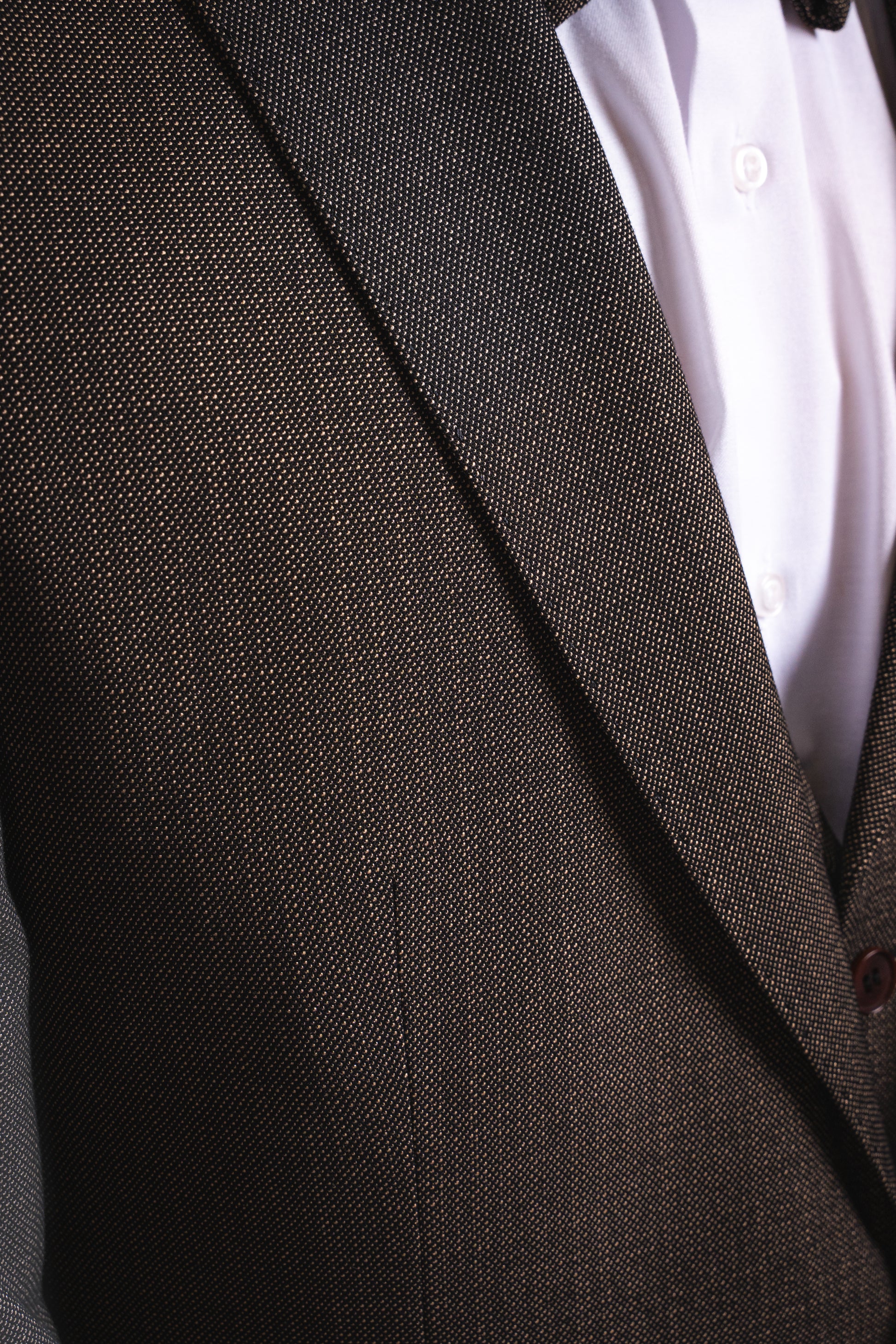 Anzug Braun | 3-teilig, Slim Fit, Fliege inklusive