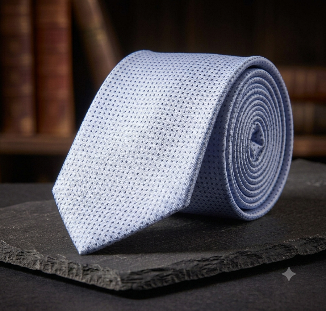 Elegante Designer-Seidenkrawatte mit Mikro-Struktur